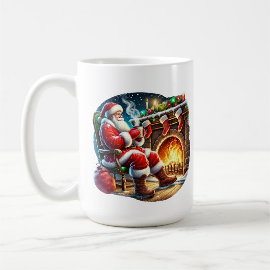 Weihnachts-Cocoa-Weihnachtsfeier Kaffeetasse (Links)