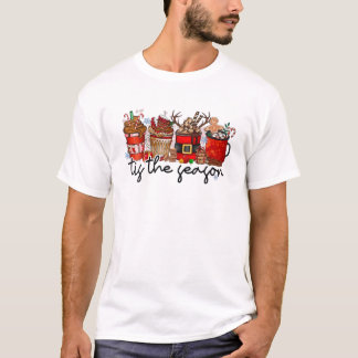 Weihnachts-Coffee Drink Dies ist die Jahreszeit We T-Shirt