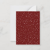 Weihnachts-Collage-Familie Mitteilungskarte (Rückseite)