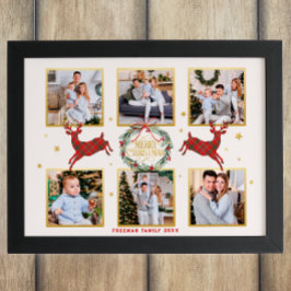 Weihnachts-Collage Familie Sake Printwerbung Fotodruck