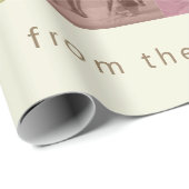 Weihnachts-Collage für Familien Geschenkpapier (Rolleneckpunkt)