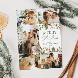 Weihnachts-Collage Green Feiertagskarte