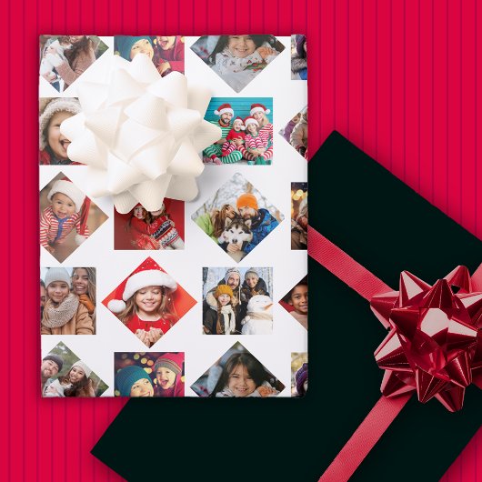 Weihnachts-Collage Urlaub Geschenkpapier Set