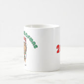 Weihnachts-Collie-Tasse: Frohe Woofmas Kaffeetasse (Mittel)