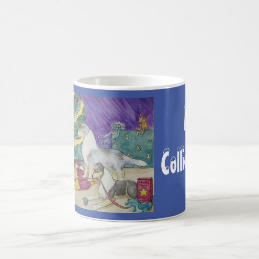 Weihnachts-Colliese Morphing Tasse (Mittel)