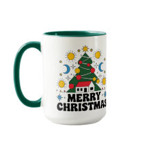 Weihnachts-Combo-Tasse: Festes neues Modell