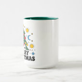 Weihnachts-Combo-Tasse: Festes neues Modell Tasse (Zentrum)