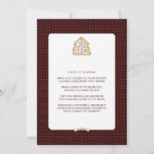 Weihnachts-Cookie-Austausch Feiertag Einladung (Rückseite)