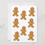 Weihnachts-Cookie Austausch Spendenaktion Party Einladung (Rückseite)