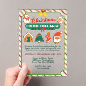 Weihnachts-Cookie-Austausch und Rezept-Swap-Party Acryleinladungen (Insitu (Handheld))