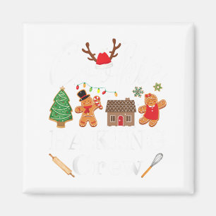 Weihnachts-Cookie Backen Crew Familienbackteam Fu Magnet