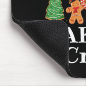Weihnachts-Cookie Backen Crew Familienbackteam Fu Mousepad (Ecke)