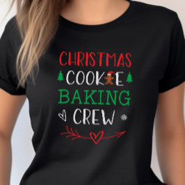 Weihnachts-Cookie Backen Crew Mama Familienurlaub T-Shirt