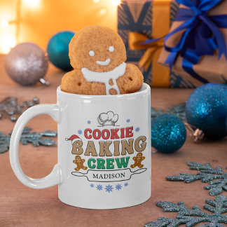 Weihnachts-Cookie Backen Crew Personalisiert Urlau Kaffeetasse
