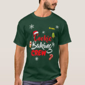 Weihnachts-Cookie Backen Crew T - Shirt (Vorderseite)