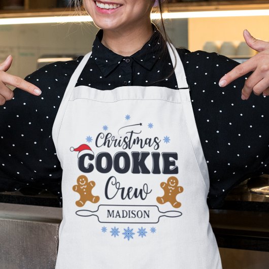Weihnachts-Cookie Backen Crew Urlaub Backteam Schürze