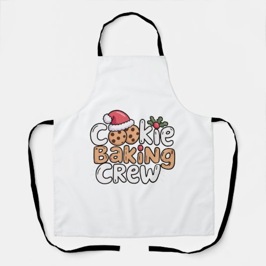 Weihnachts-Cookie Backen Crew Weihnachten Urlaub Schürze (Vorderseite)
