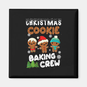 Weihnachts-Cookie Backen Crew Weihnachten Weihnach Magnet