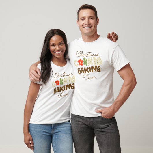 Weihnachts-Cookie-Backteam-Wettbewerb T-Shirt (Unisex)
