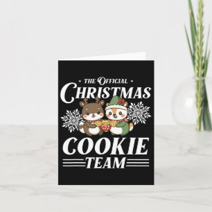 Weihnachts-Cookie Baking Team Funny Weihnachten Ha Karte