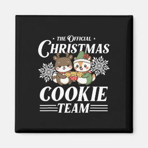 Weihnachts-Cookie Baking Team Funny Weihnachten Ha Magnet