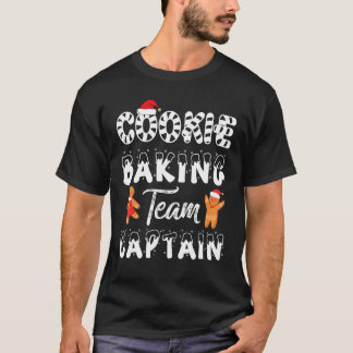 Weihnachts-Cookie Baking Team Kapitän Gingerbrei M T-Shirt