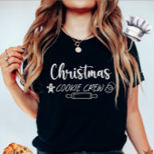 Weihnachts-Cookie-Crew Frauen T - Shirt
