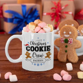 Weihnachts-Cookie-Crew Personalisierter Urlaub Bac Kaffeetasse