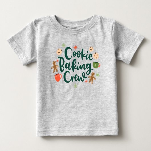 Weihnachts-Cookie Crew Urlaub Backen T - Shirt (Vorderseite)