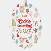Weihnachts-Cookie-Dekorationspreis Ornament Karte (Links)