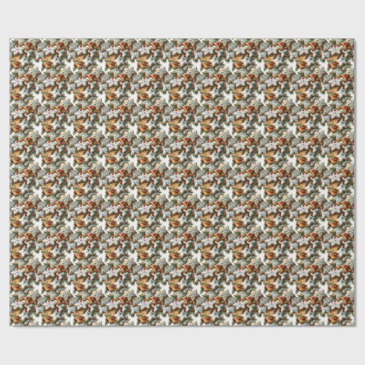 Weihnachts-Cookie Design Geschenkpapier Wrapping (Flach)