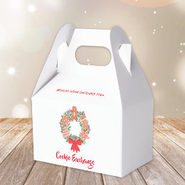 Weihnachts-Cookie-Exchange-Party-Austausch Geschenkschachtel