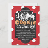 Weihnachts-Cookie-Exchange-Party Einladung (Vorderseite)