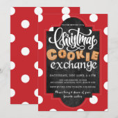 Weihnachts-Cookie-Exchange-Party Einladung (Vorne/Hinten)
