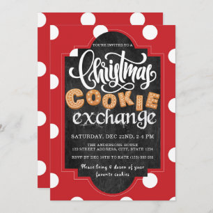Weihnachts-Cookie-Exchange-Party Einladung