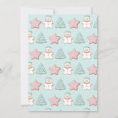 Weihnachts-Cookie-Exchange-Party Einladung (Rückseite)