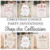 Weihnachts-Cookie-Exchange-Party Einladung