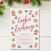 Weihnachts-Cookie-Exchange-Party Einladung