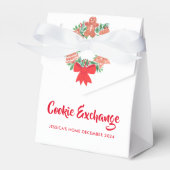 Weihnachts-Cookie-Exchange-Party Geschenkschachtel (Vorderseite)