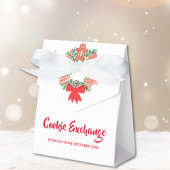 Weihnachts-Cookie-Exchange-Party Geschenkschachtel