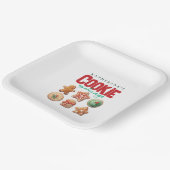 Weihnachts-Cookie-Exchange-Party Pappteller (Gewinkelt)