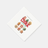 Weihnachts-Cookie-Exchange-Party Serviette