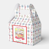 Weihnachts-Cookie-Exchange-Personalisierte Box Geschenkschachtel (Rückseite)