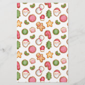 Weihnachts-Cookie-Exchange-Stimmkarten Flyer (Hinten)