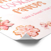 Weihnachts-Cookie-Favoriten Geburtstagsparty Poster (Ecke)