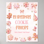 Weihnachts-Cookie-Favoriten Geburtstagsparty Poster (Vorne)