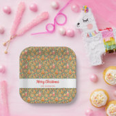 Weihnachts-Cookie-Feiertag Pappteller (Party)