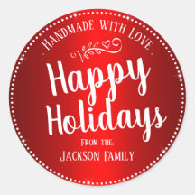 Weihnachts-Cookie Geschenk Eigener Familienname