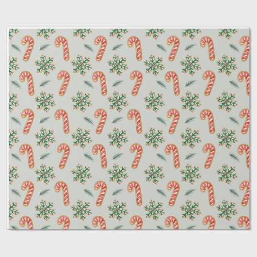 Weihnachts-Cookie Geschenkpapier (Flach)