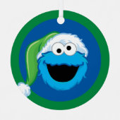 Weihnachts-Cookie-Monster Ornament Aus Metall (Vorderseite)